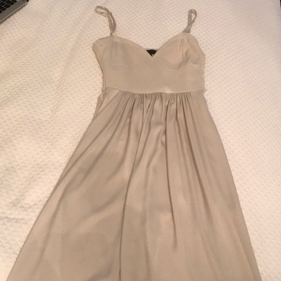 BcbgMaxazaria beige maxi dress/ gown - Picture 2 of 2